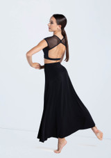 Weissman Matte Jersey Maxi Skirt