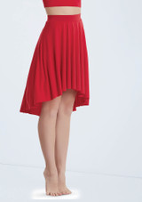 Weissman Matte Jersey Mid-Length Skirt Rot [Rot]