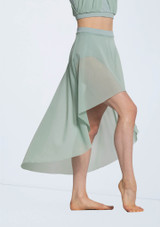 Weissman Power Mesh High-Low Skirt