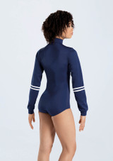 Weissman Zip-Front Sport Leotard Navyblau 2 [Blau]