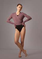 Move Dance Everly Ballett-Wickeltuch Grape Front 3 [Violett]