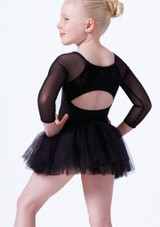 Bloch Tutu-Trikot für Mädchen Kelsey Schwarz Rückseite [Schwarz]