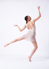 Move Dance Magnolia Geraffter Minirock Vorderseite [Braun]