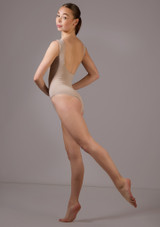 Move Dance Cora Trikot mit U-Ausschnitt Latté Back 2 [Braun]