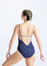 Ballet Rosa Calliope Camisole-Trikot Navyblau Rückseite 2 [Blau]