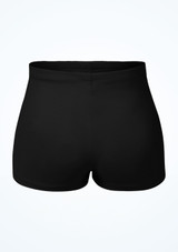 Bloch Starr Shorts mit hoher Taille für Mädchen Schwarz Rückseite [Schwarz]