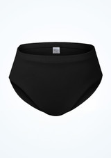 Bloch Zaniah-Slip für Mädchen mit hoher Taille Schwarz Vorderseite [Schwarz]