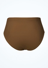 Bloch Zaniah-Slip für Mädchen mit hoher Taille Karamelle Rückseite [Braun]