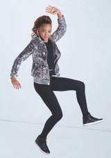 Ultra Sparkle Bomber Jacket Silber [Silber]