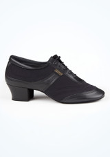 BLACK LYCRA/LEATHER Schwarz Side [Schwarz]