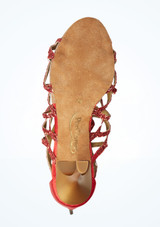 PortDance 803 Salsa- & Tangoschuh - 7 cm [rot]