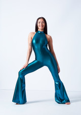 Alegra Metallic Zoe Catsuit mit Schlag