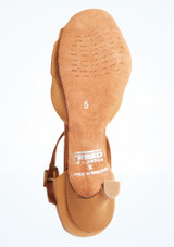 Leona Adjustable Buckle Dark Tan Bottom [Braun]