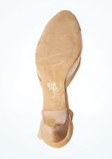 Move Dance Frances Camel Ballroom Schuh - 5cm [Braun]