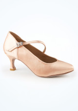 Move Dance Renata Satin Ballroom Schuh - 5 cm [Tan]