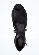 Move Dance Lavinia Schwarzer Ballroom & Latin Schuh - 6,35 cm [Schwarz]