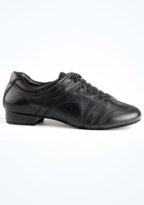 PortDance Herren Freizeit 001 Ballschuh Schwarz Side [Schwarz]