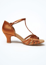Capezio Sara Satin Ballroom Schuh 5,08 cm [Braun]