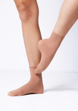 Capezio gerippte Ballettsocken für Mädchen