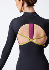 Move Dance Anna Langarm-Trikot Schwarz Back 2 [Schwarz]