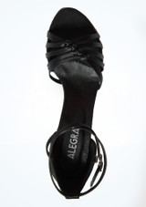 Alegra Giorgia Schwarzer Satin Tanzschuh Ã¢â‚¬â€œ 5,7 cm Absatz [Schwarz]
