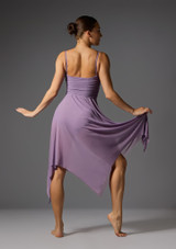 Jolista Cherish SpaghettitrÃƒÆ’Ã‚Â¤ger Lyrik Kleid aus Mesh Tief Lila Back [Violett]