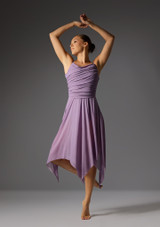 Jolista Cherish SpaghettitrÃƒÆ’Ã‚Â¤ger Lyrik Kleid aus Mesh Tief Lila Front 2 [Violett]