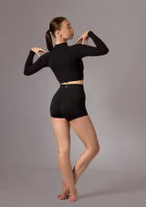 Move Dance Kaia Zip-Up-Jacke Schwarz Back 4 [Schwarz]