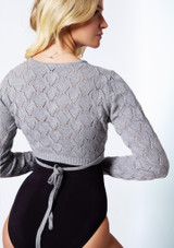 Bloch Nola Strick-Wickeloberteil Grau Back 2 [Grau]