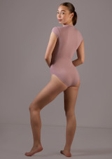 Move Dance Ash Kurzarmtrikot mit Reißverschluss vorne Französisch lila Back 2 [Rosa]