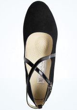 Werner Kern Tabea Wildleder-Tanzschuh Ã¢â‚¬â€œ 4,3 cm AbsatzhÃƒÂ¶he [Schwarz]