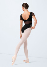 Bloch Olivia Trikot mit Cap-Ärmeln Schwarz Back [Schwarz]
