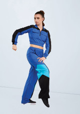 Weissman Windbreaker Cropped Pullover Konigsblau 127 [Blau]