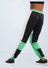 Weissman Colorblock Track Pants Clover 4 [GrÃ¼n]
