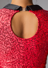 Jolista Showman Sequin Tailcoat Leotard Rot [Rot]