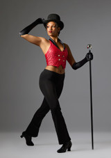 Jolista Main Event Sequin Showman Costume Rot [Rot]