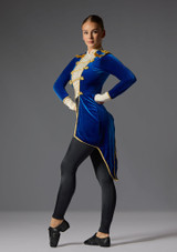 null Schwarz Blau Front 4 [Schwarz]