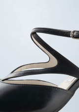 Werner Kern Fabiola Ledertanzschuh â€“ 6,5 cm Schwarz Front [Schwarz]