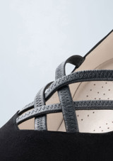 Werner Kern Ruby Wildleder-Tanzschuh â€“ 4,5â€¯cm Absatz Schwarz Front 6 [Schwarz]