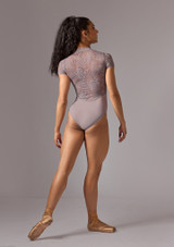 Move Dance Mikayla Tanztrikot mit ReiÃŸverschluss vorne und Spitze rosa-pink Back [Rosa]