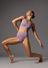 Jolista Reverie Triple Strap Tanz Top Tief Lila Front 2 [Violett]