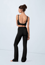 Bloch Vivian Crop Top Schwarz Back [Schwarz]