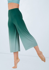 Weissman Ombre Cropped Culotte Pant WaldgrÃ¼n 6 [GrÃ¼n]