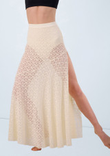 Weissman Lace Maxi Skirt Vanilla [Gelb]