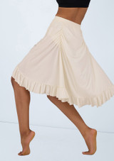 Weissman Ruched High-Low Skirt Vanilla 5 [Gelb]