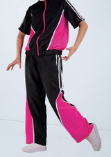 Weissman Colorblock Full-Length Pant Cerise 5 [Rosa]