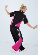 Weissman Colorblock Short-Sleeve Jacket Cerise 5 [Rosa]