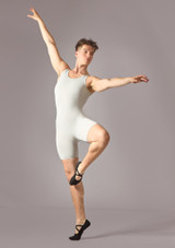 Move Dance Roman Herren Ã¤rmelloser Biketard Taubengrau Front 2 [Grau]