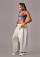 Move Dance Mika Tanz-Jogginghose mit weitem Bein Grau Meliert Front 2 [Grau]
