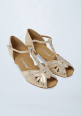 Diamant Standard- & Latein-Tanzschuh Ivonne - 4,45cm Gold [Gold]